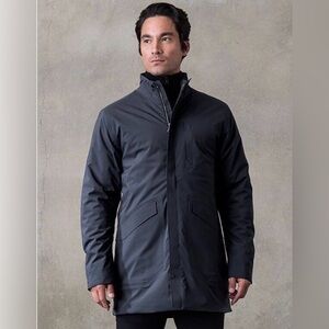 Aether Polar Trench Waterproof Insulated Coat Navy Men’s Medium